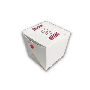 Embalagem Box Branco P – 7,5 x 7,5 x 8,5 cm – 100 Unidades