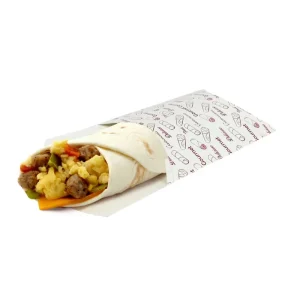Embalagem para Burrito – 12,5 x 8 x 2,5 cm – 100 Unidades