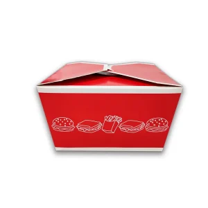 Embalagem para Hambúrguer G H02 – 12 x 12 x 8 cm – 100 Unidades