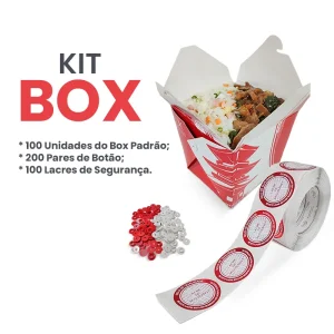 Kit Box Padrão G – 8,5 x 8,5 x 10 cm – 100 Unidades