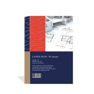 Laser Film Opaco A4 Serigrafia e Fotolito 93micras com 100un