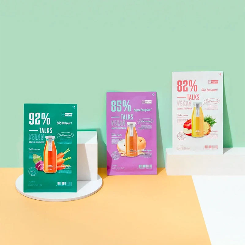 Talks Vegan Squeeze Sheet Mask - Image 4