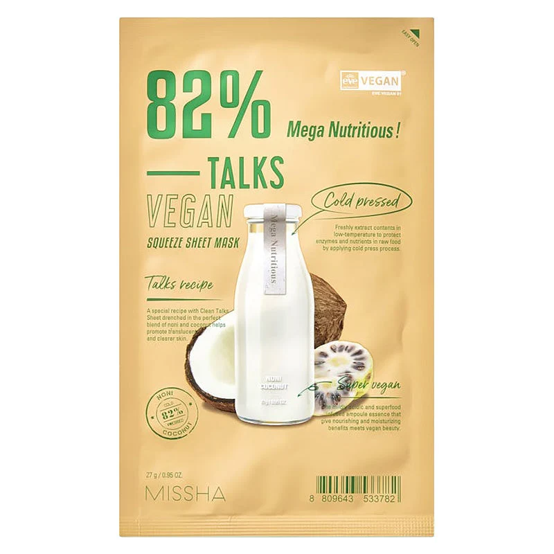 Talks Vegan Squeeze Sheet Mask - Image 8