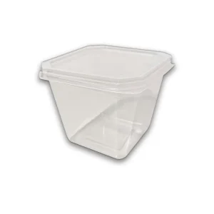 Embalagem Pote Quadrado (250 ml) – 8 x 8 x 7 cm – 20 Unidades