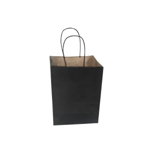 Sacola Preta com Cordão P – 18 x 9,8 x 22,2 cm – 10 Unidades
