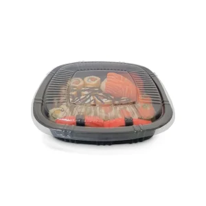 Embalagem Sushi III – 19,5 x 19,5 x 4,5 cm – 25 Unidades