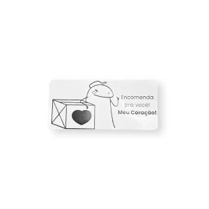 Lacre Flork Retangular “Encomenda para Você” – 6,5 x 3,1 cm – 1.000 Unidades