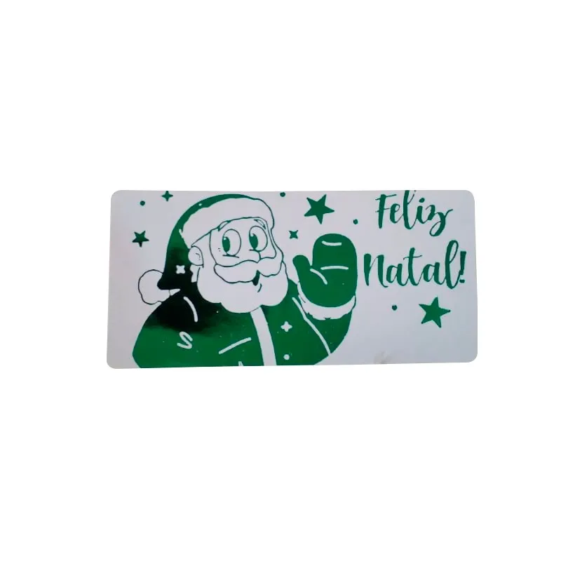 Lacre de Segurança Retangular “Papai Noel/Feliz Natal” – 6,5 x 3,1 cm – 1.000 Unid. - Image 3