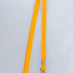 Cordão para Crachá Amarelo com 10un