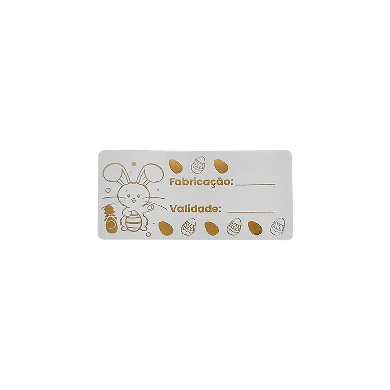 Lacre Retangular “Páscoa Data de Fabricação/Validade” – 6,5 x 3,1 cm – 1.000 Unid. - Image 2