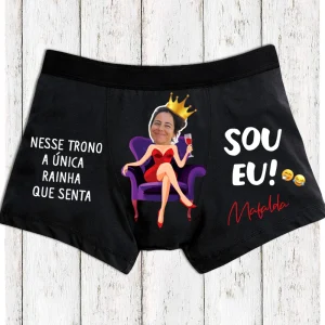 Boxers Personalizados Rainha com Foto