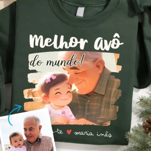Camisola Avós com Ilustração Original da Foto