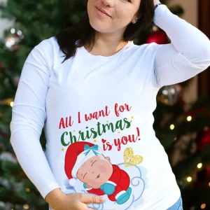 Blusa de Grávida – All i want for Christmas