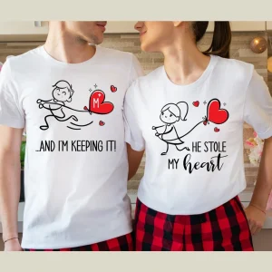 T-Shirt He Stole My Heart
