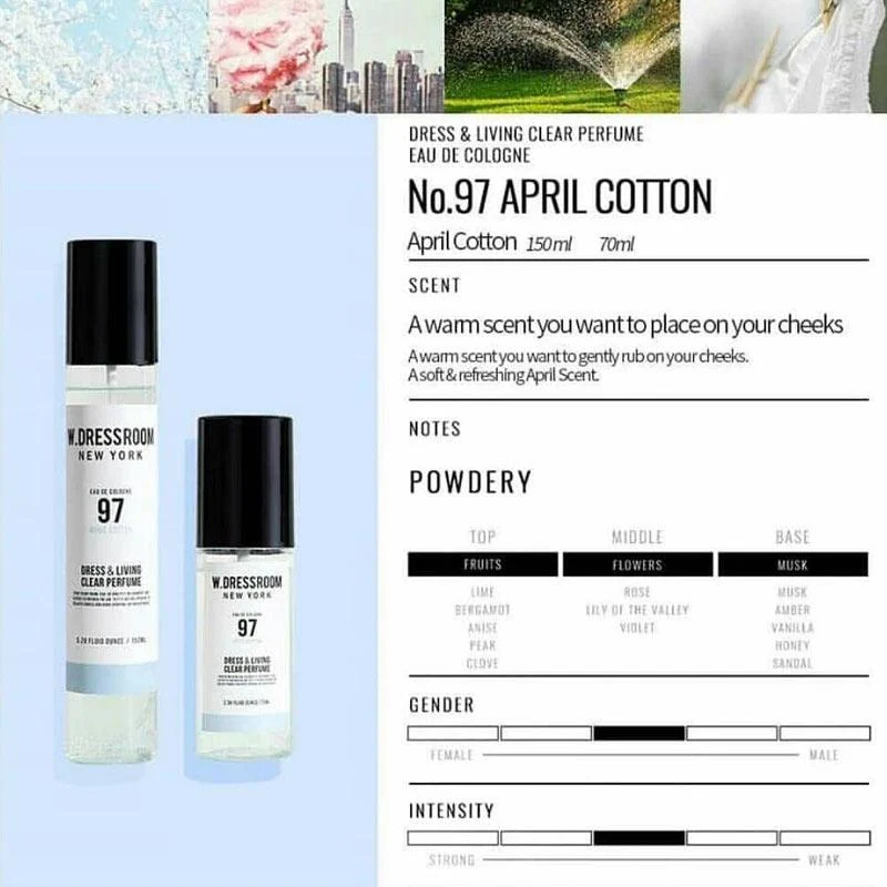Dress & Living Clear Perfume No.97 April Cotton - Image 5