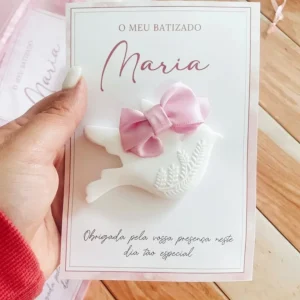 Lembranças Batizado Pomba perfumada