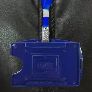Protetor de Crachá Azul Marinho Universal c 100un