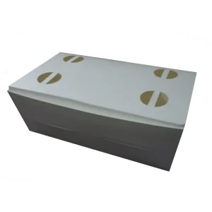Embalagem para Sobremesas Branca M – 13 x 7 x 5 cm – 100 Unidades