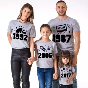 T-Shirts Ano de Nascimento