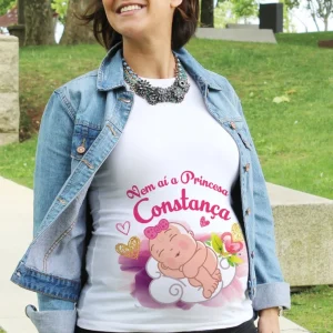 T-Shirt Grávida – Vem aí a Princesa