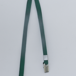 Cordão para Crachá Verde Bandeira  com 10un